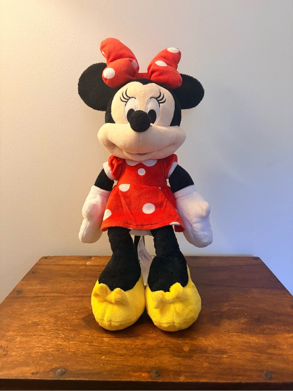 Disney Minnie Mouse Red Polka Dot Plush Toy - Classic Kids Toy